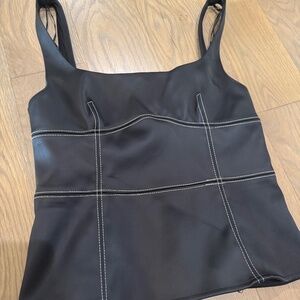 Zara - Women's Black tank top